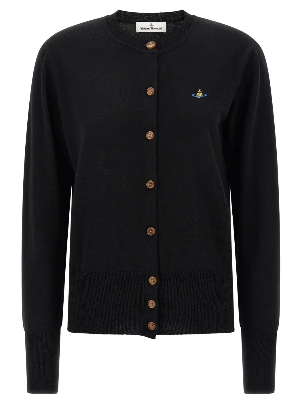 Vivienne Westwood Black Wool Cardigan