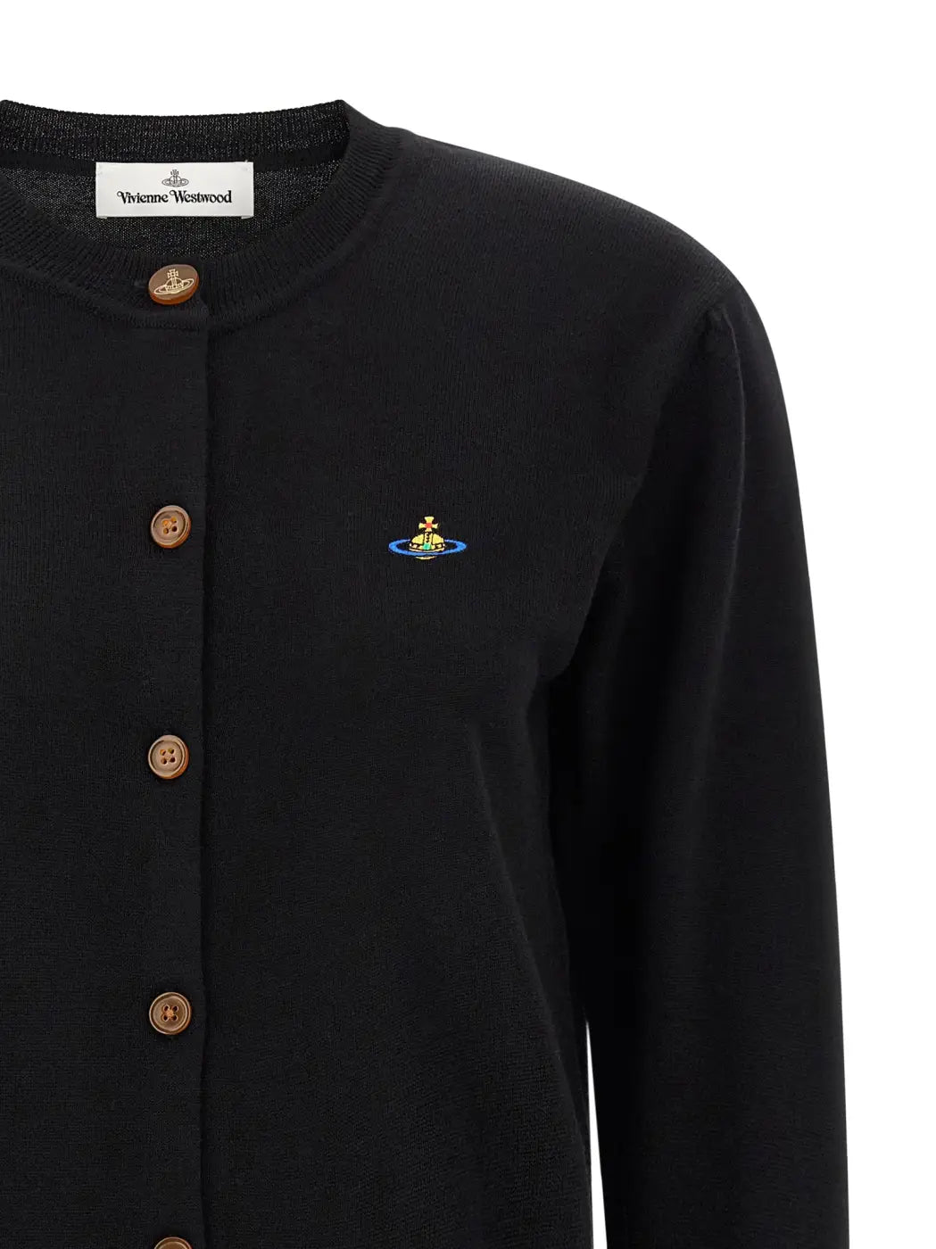 Vivienne Westwood Black Wool Cardigan