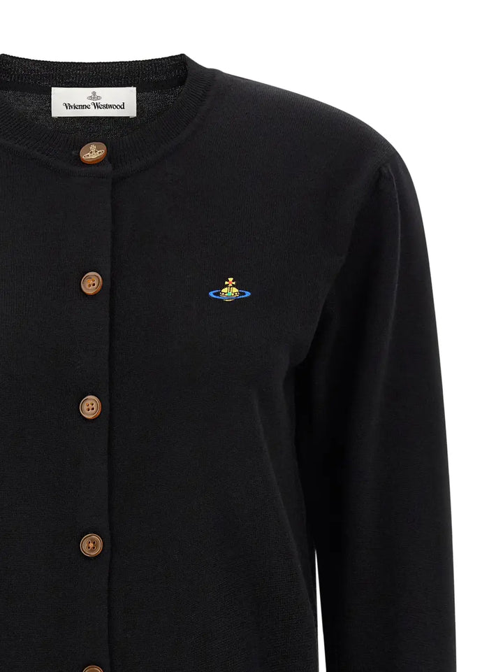 Vivienne Westwood Black Wool Cardigan