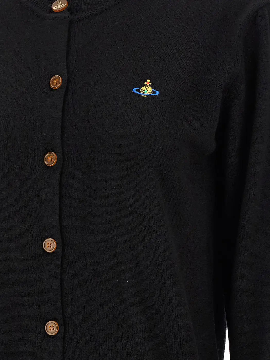 Vivienne Westwood Black Wool Cardigan