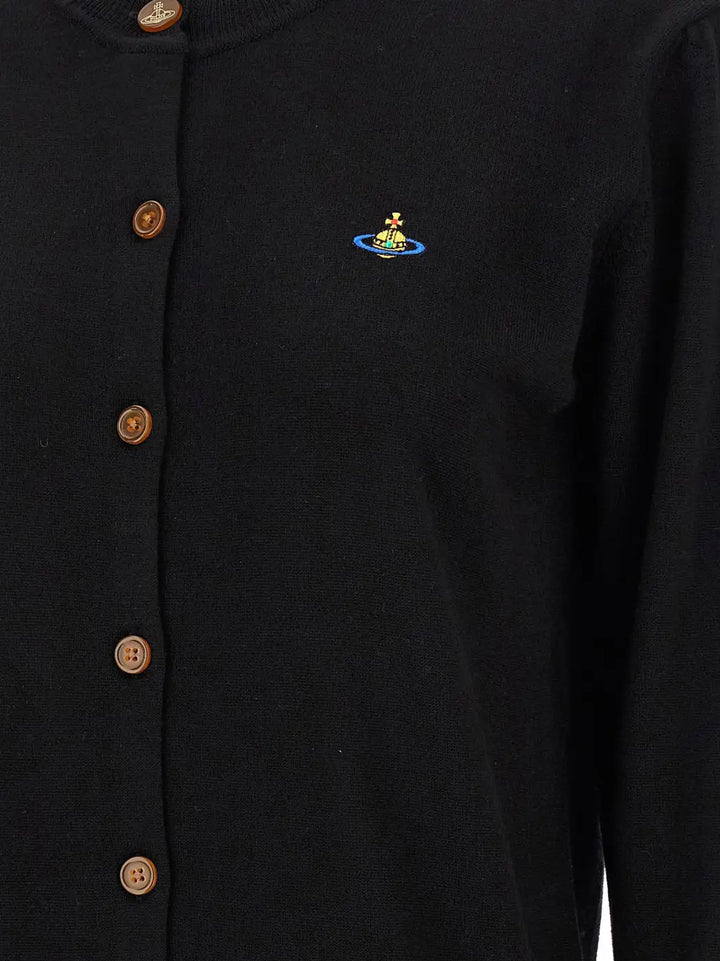 Vivienne Westwood Black Wool Cardigan