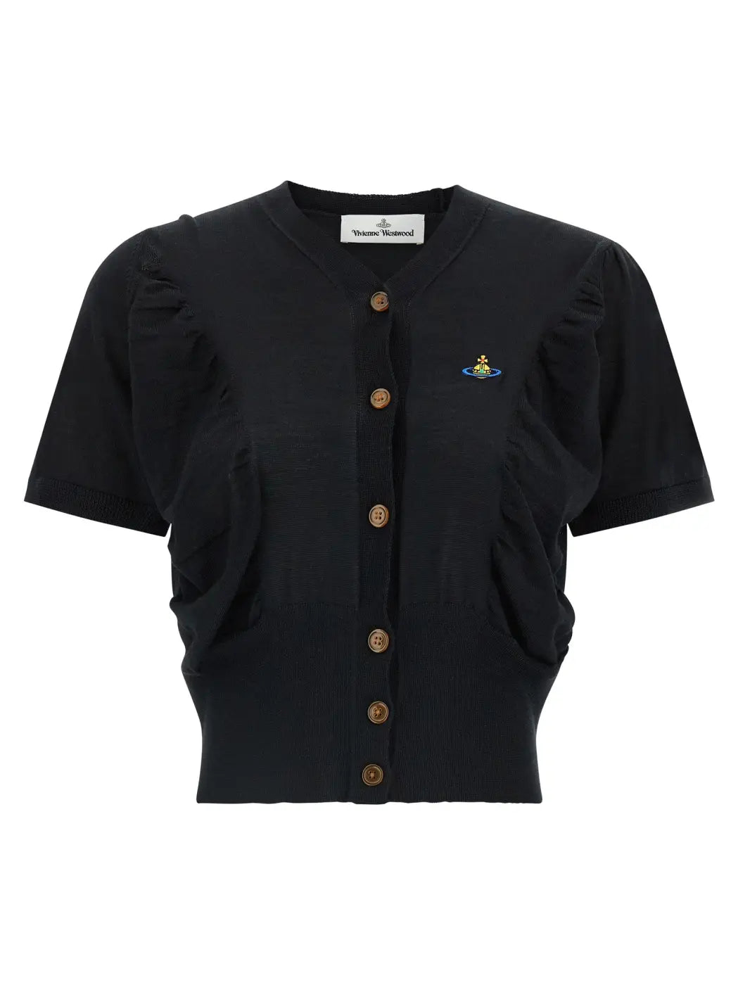 Vivienne Westwood Black Wool Cardigan