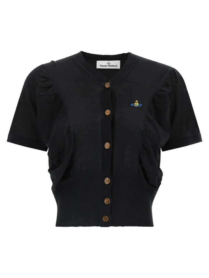 Vivienne Westwood Black Wool Cardigan
