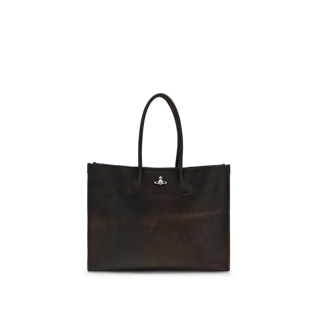 Vivienne Westwood Brown Lamb Ovis Aries Shoulder Bag