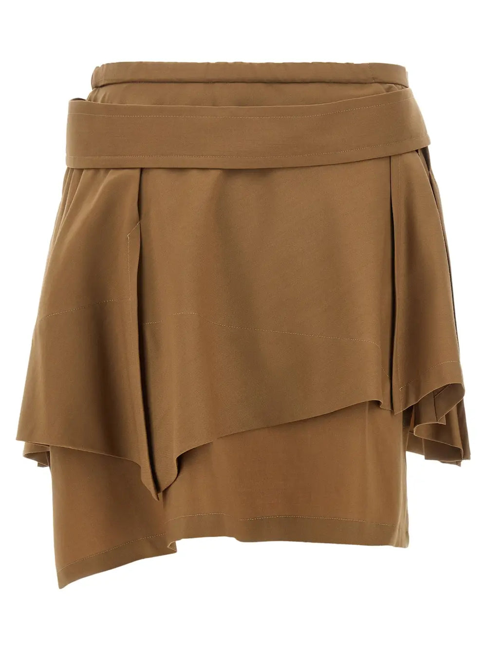 Vivienne Westwood Brown Virgin Wool Long Skirt