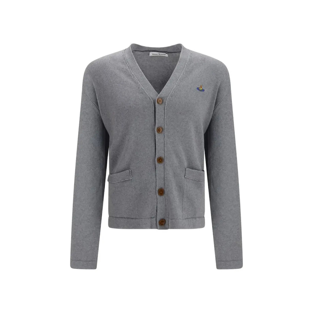 Vivienne Westwood Gray Cotton Cardigan