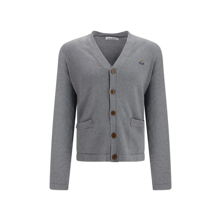 Vivienne Westwood Gray Cotton Cardigan