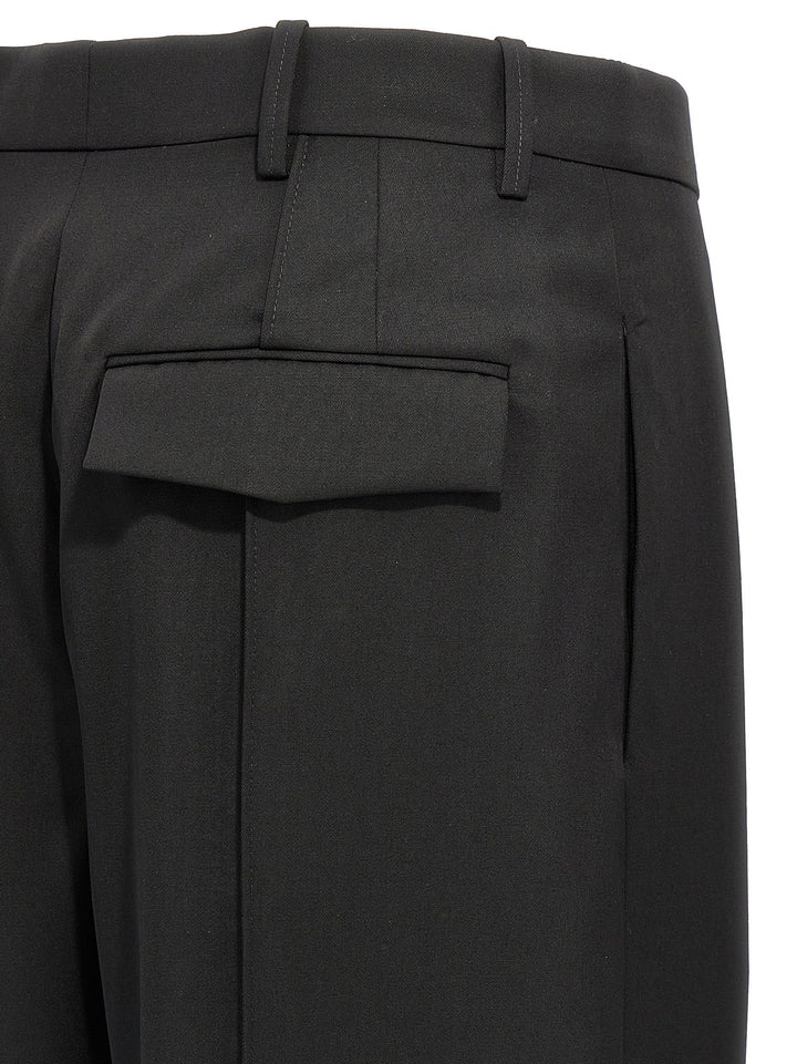 Wardrobe.nyc Black Wool Casual Pants