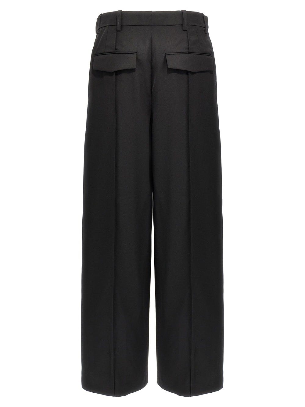 Wardrobe.nyc Black Wool Casual Pants