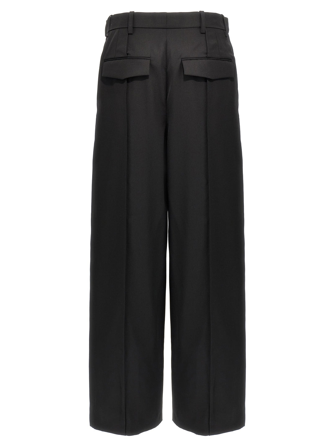 Wardrobe.nyc Black Wool Casual Pants