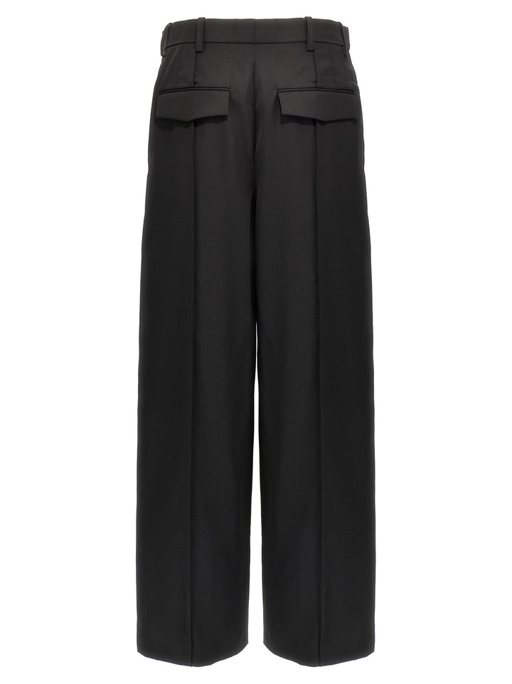 Wardrobe.nyc Black Wool Casual Pants