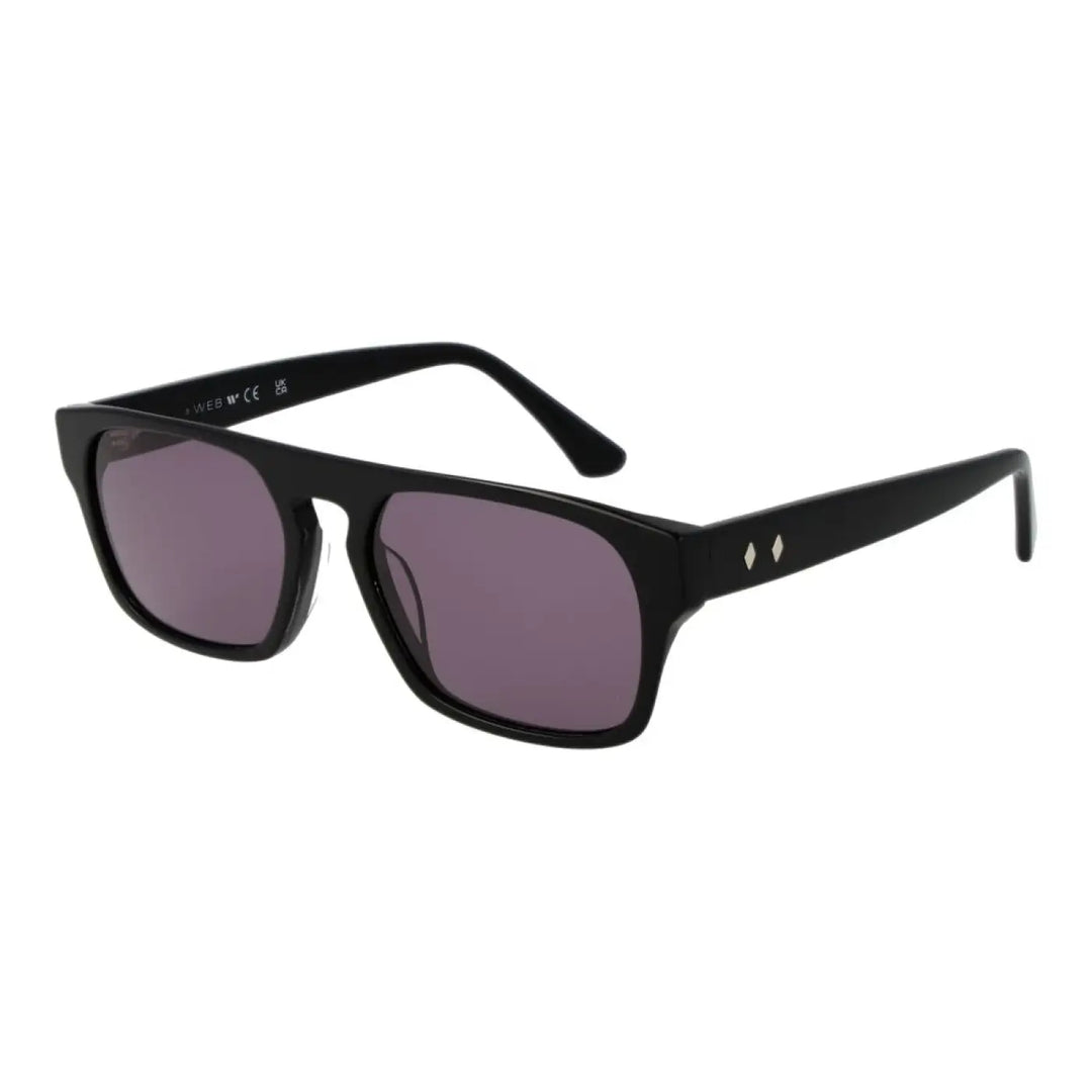 Web Black Acetate Sunglasses