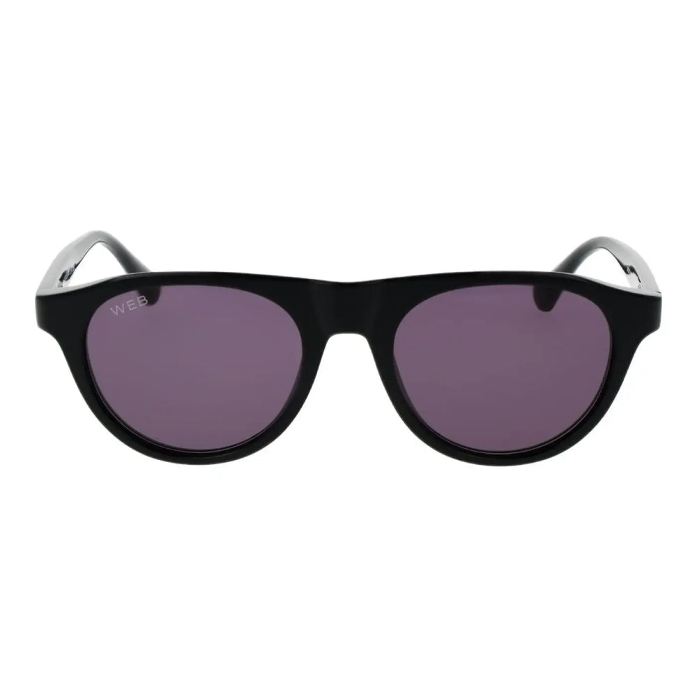 Web Black Plastic Sunglasses