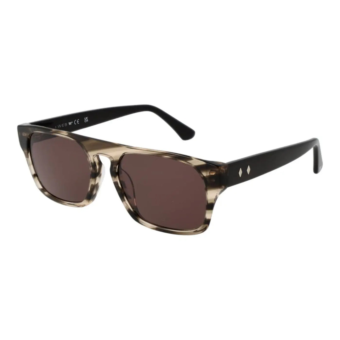 Web Gray Acetate Sunglasses