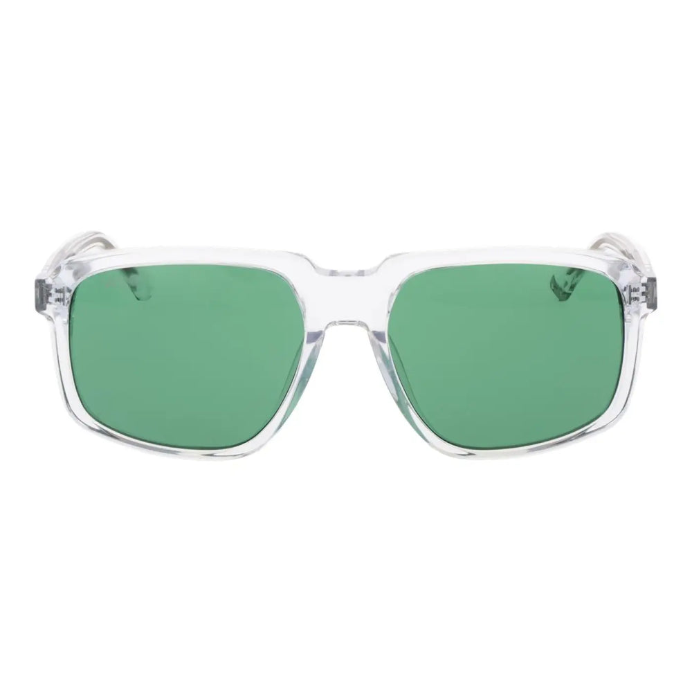 Web Transparent Plastic Sunglasses