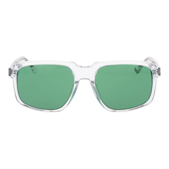 Web Transparent Plastic Sunglasses