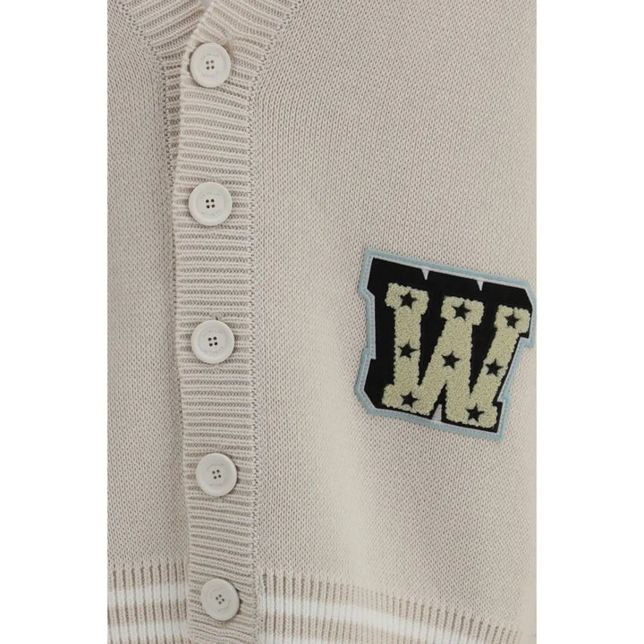 Off-white Beige Cotton Cardigan