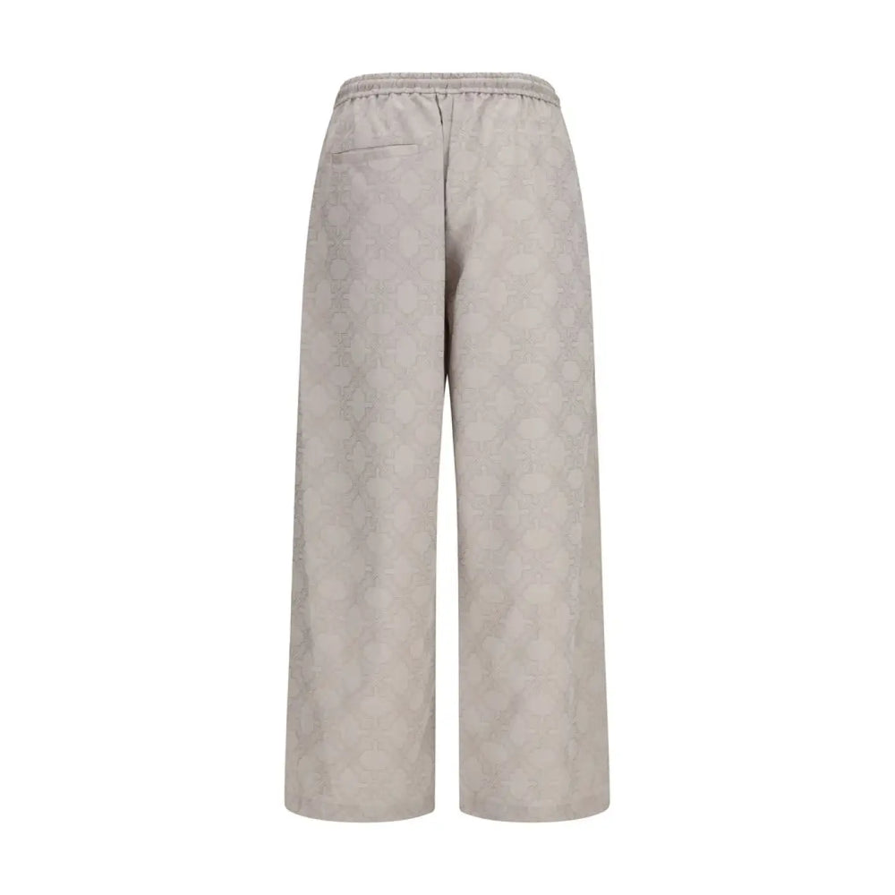 Off-white Beige Cotton Casual Pants