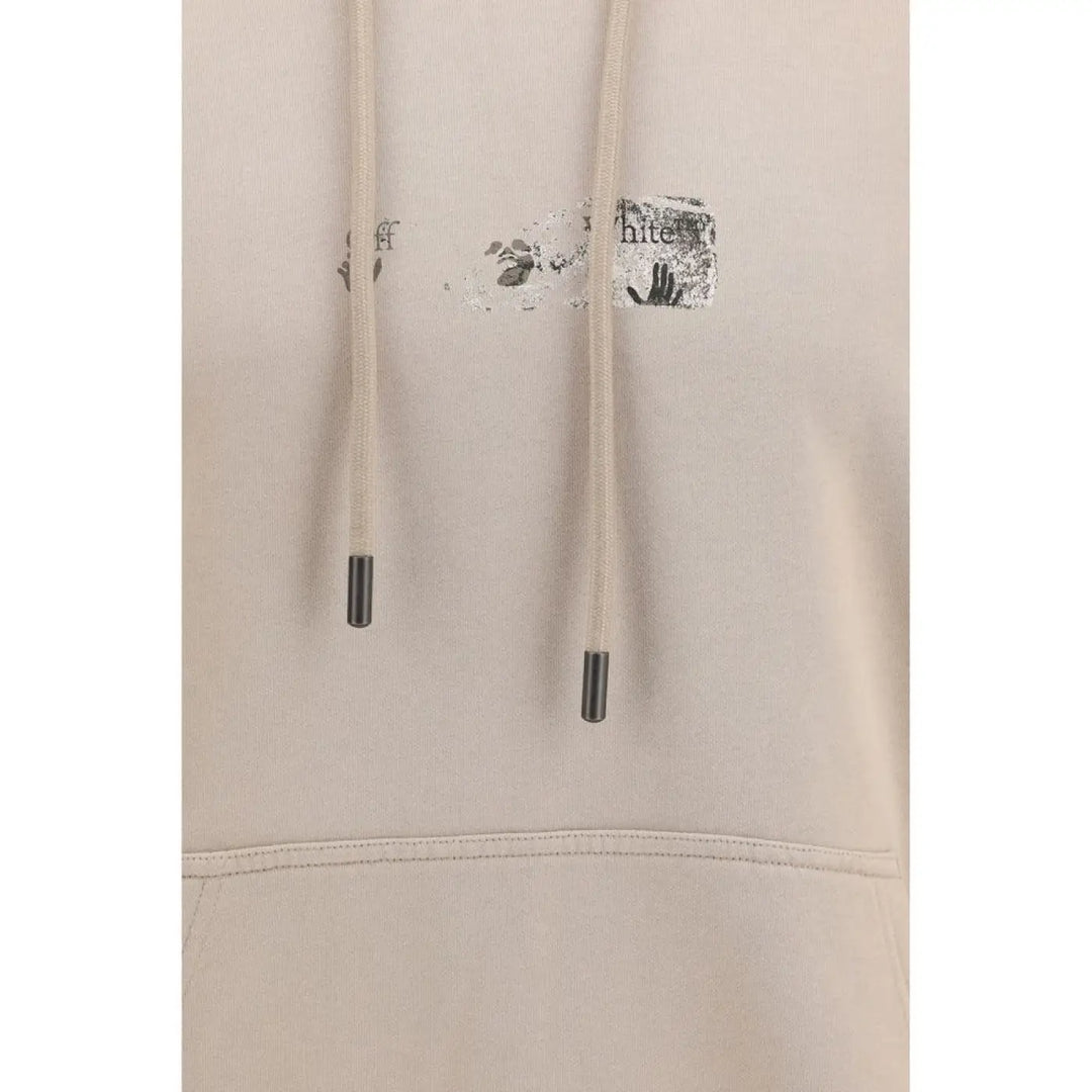 Off-white Beige Cotton Sweatshirt