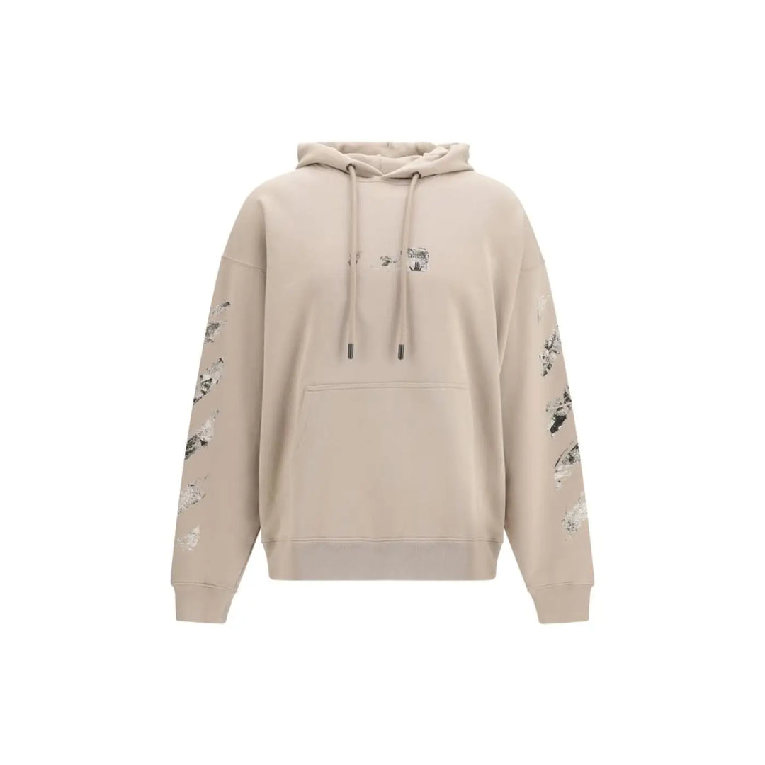Off-white Beige Cotton Sweatshirt