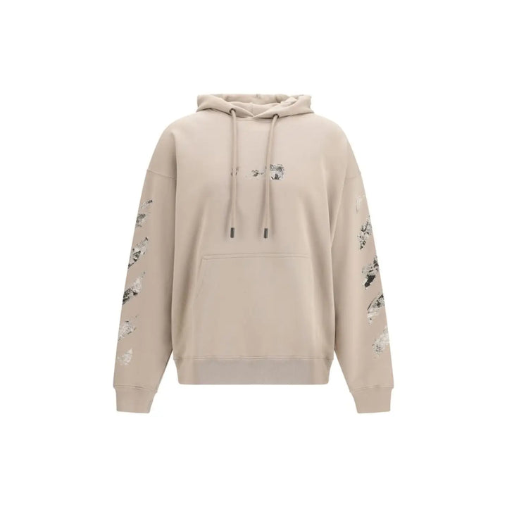 Off-white Beige Cotton Sweatshirt