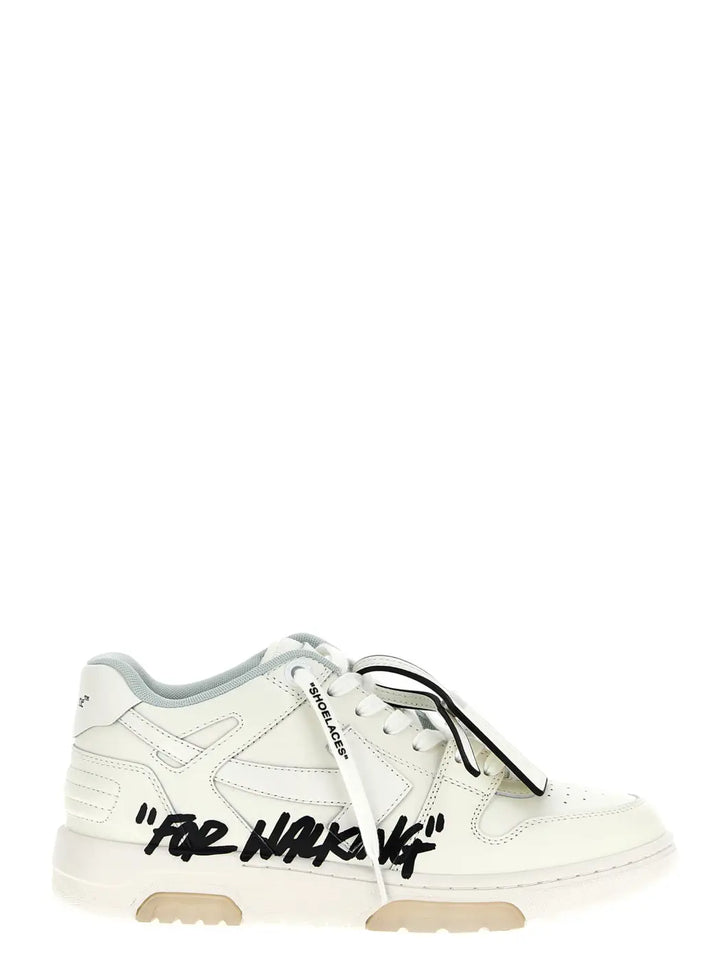 Off-white Bicolor Bovine Leather Sneakers