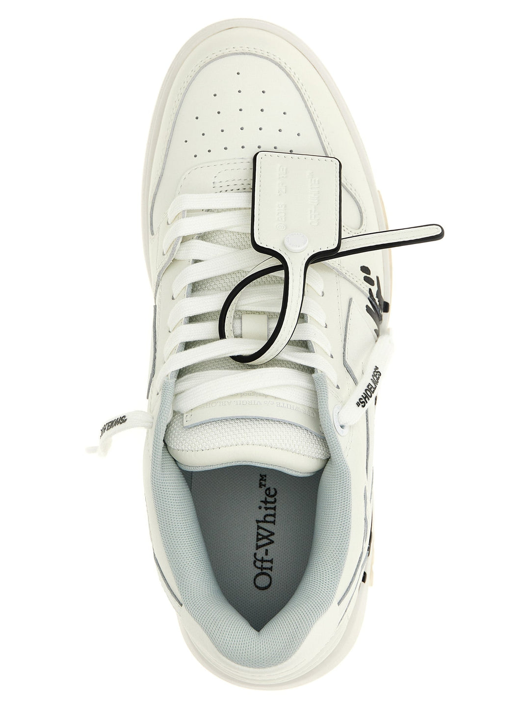 Off-white Bicolor Bovine Leather Sneakers
