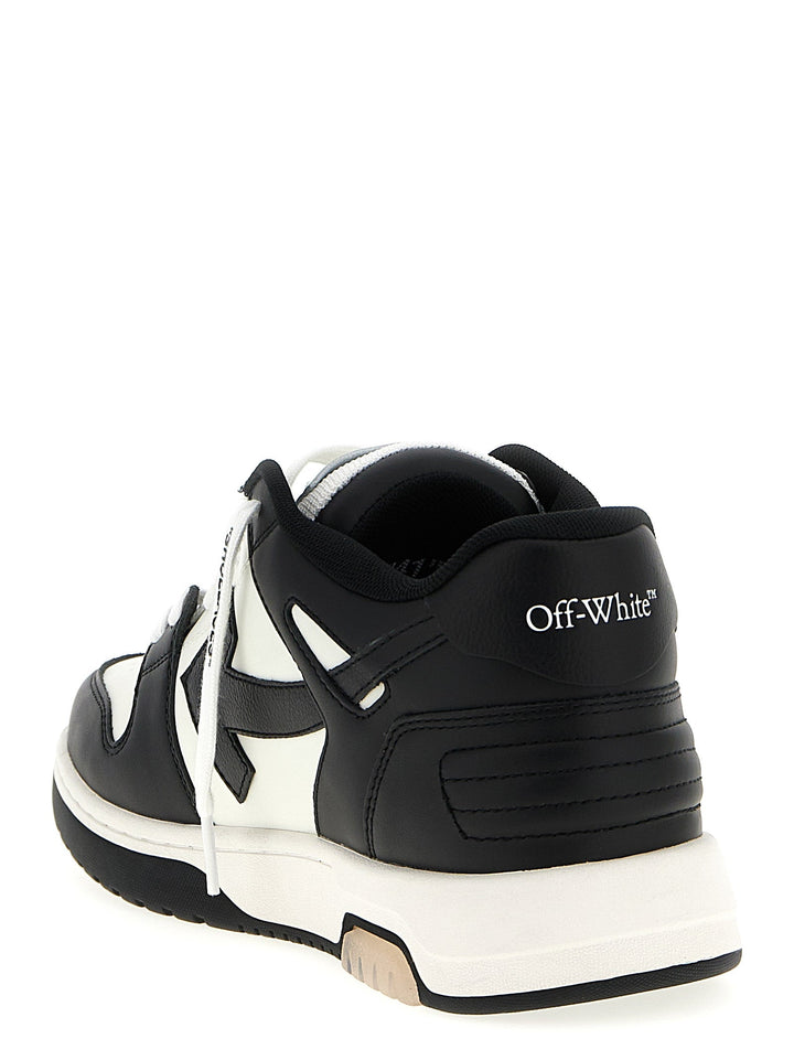 Off-white Bicolor Calfskin Low Top Sneakers