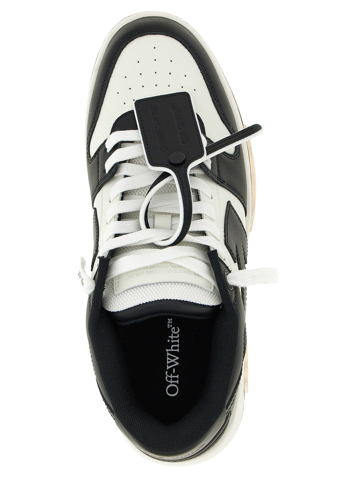 Off-white Bicolor Calfskin Low Top Sneakers