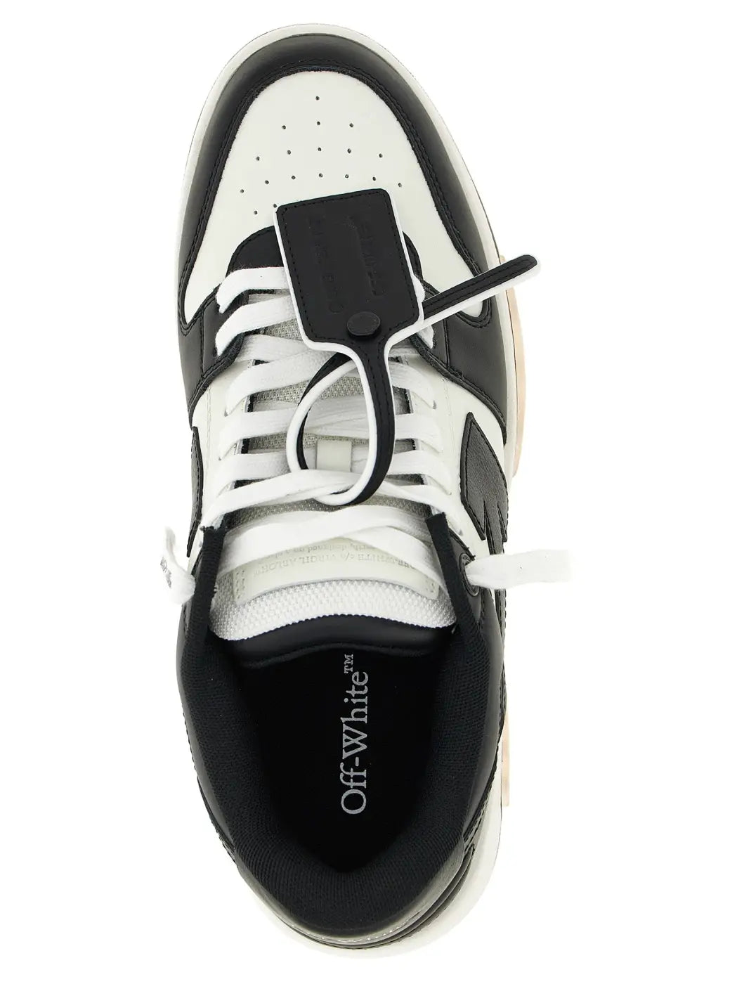 Off-white Bicolor Calfskin Low Top Sneakers
