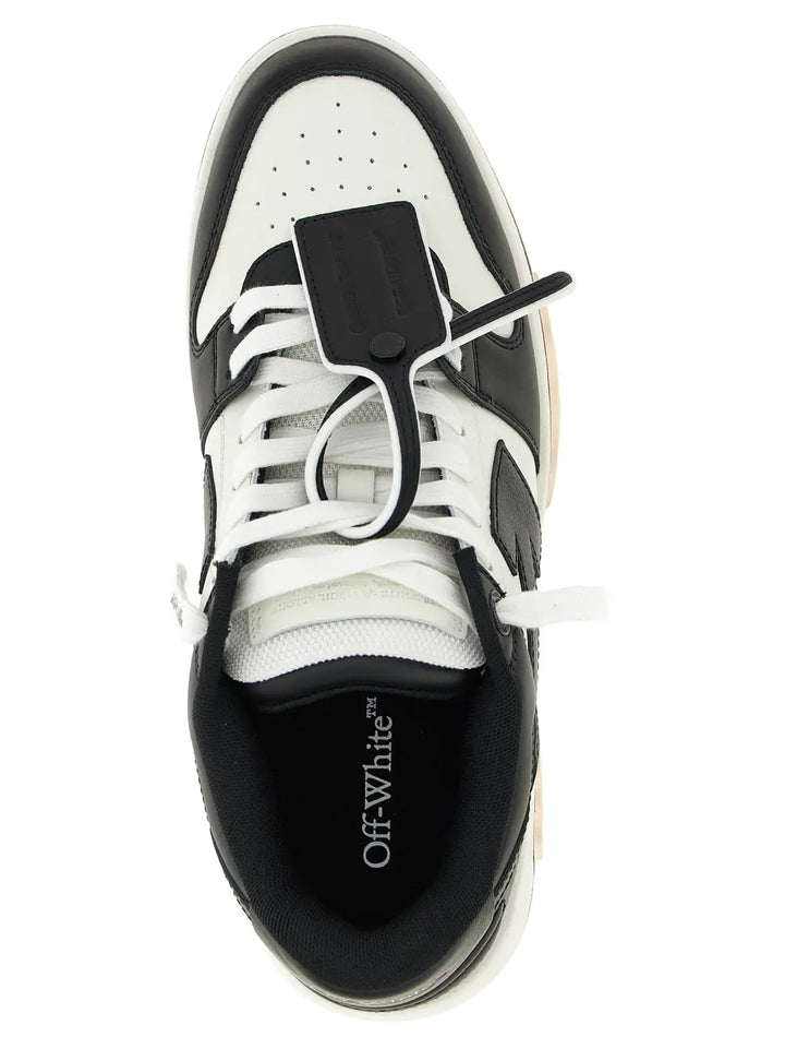 Off-white Bicolor Calfskin Low Top Sneakers