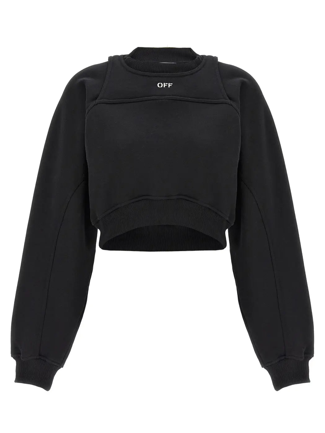 Off-white Bicolor Cotton Sweatshirt