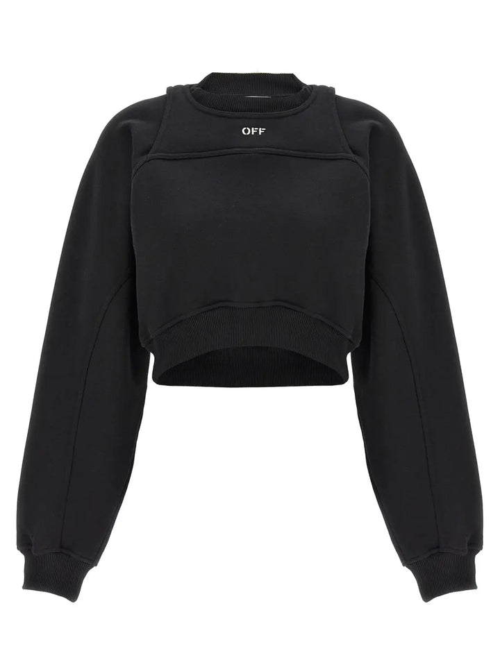 Off-white Bicolor Cotton Sweatshirt
