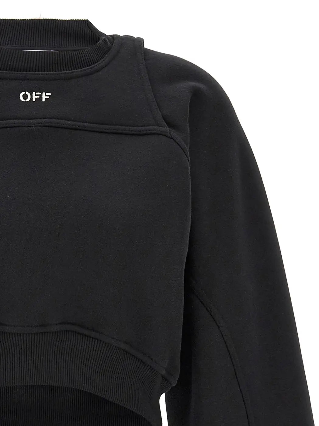 Off-white Bicolor Cotton Sweatshirt