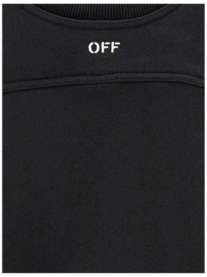 Off-white Bicolor Cotton Sweatshirt