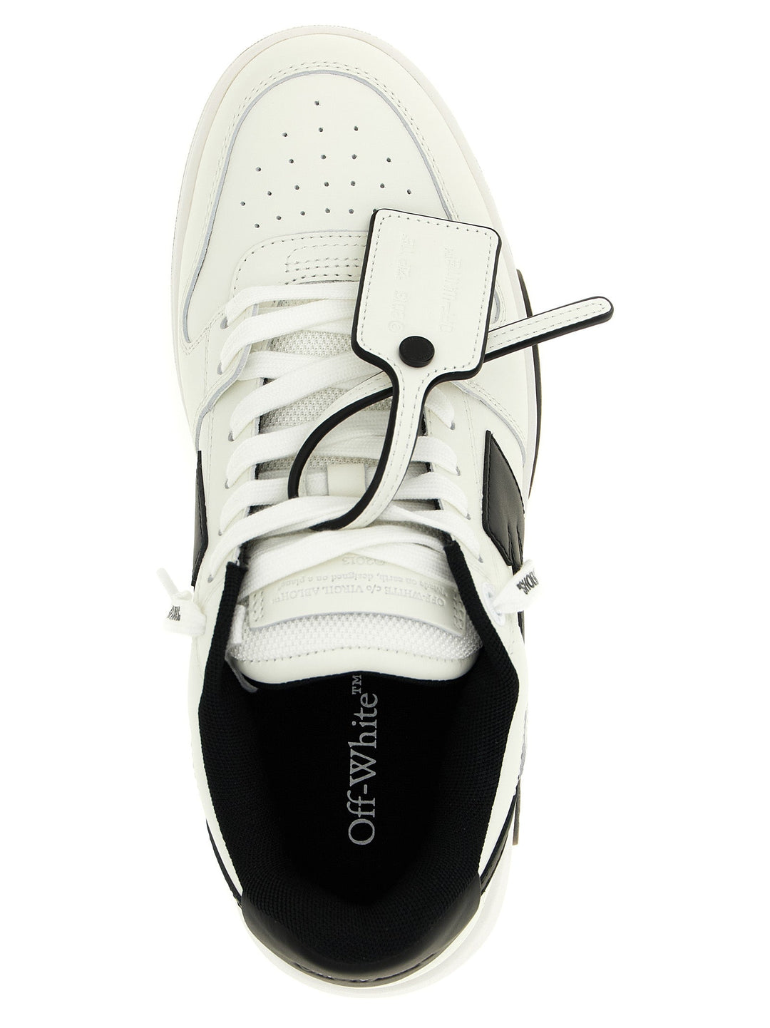 Off-white Bicolor Recycled Polyester Sneakers