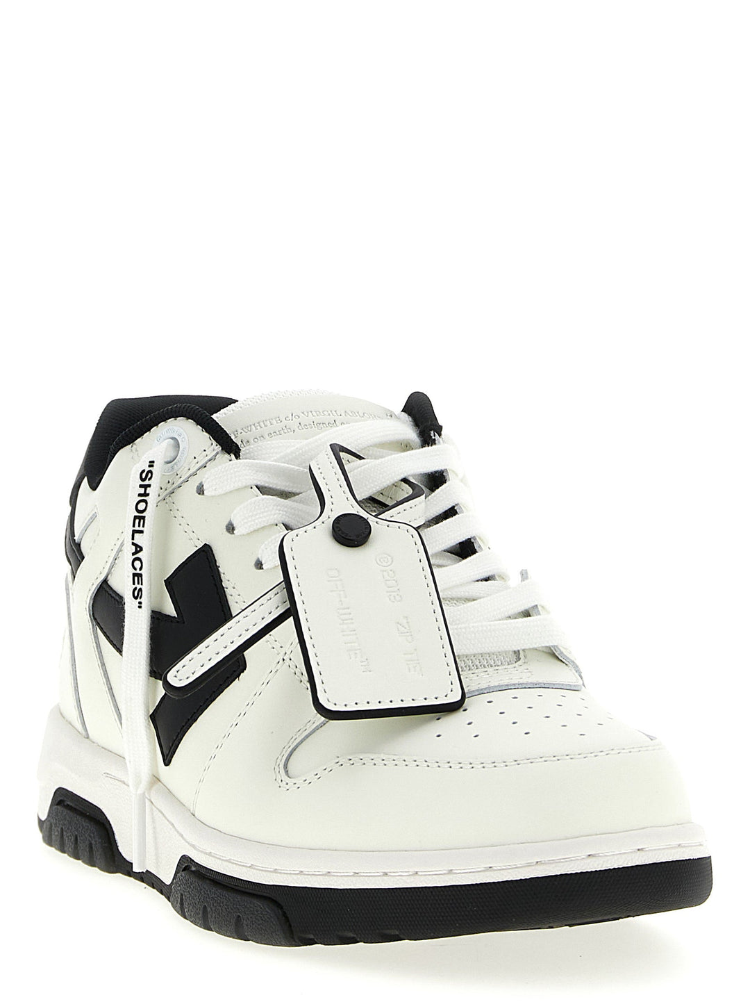 Off-white Bicolor Recycled Polyester Sneakers
