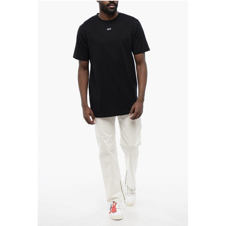 Off-white Black Cotton Arrow Crew-neck T-shirt