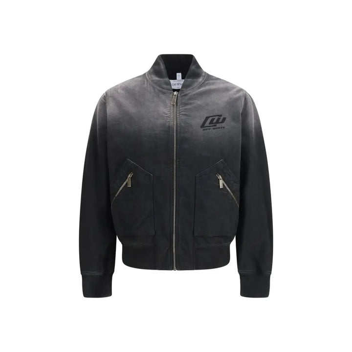 Off-white Black Cotton Bomber