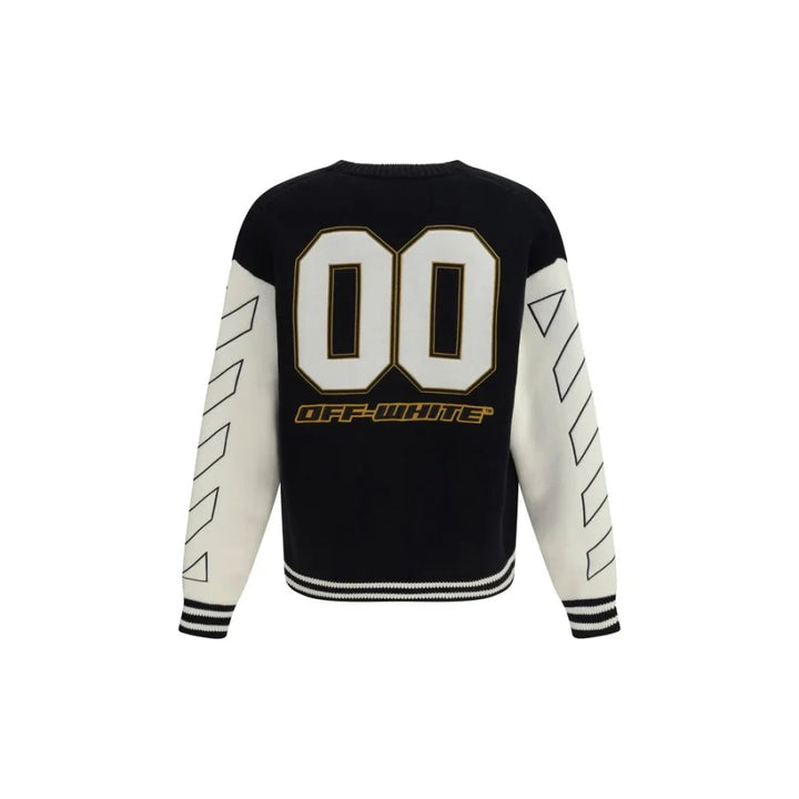 Off-White Black Cotton Cardigan
