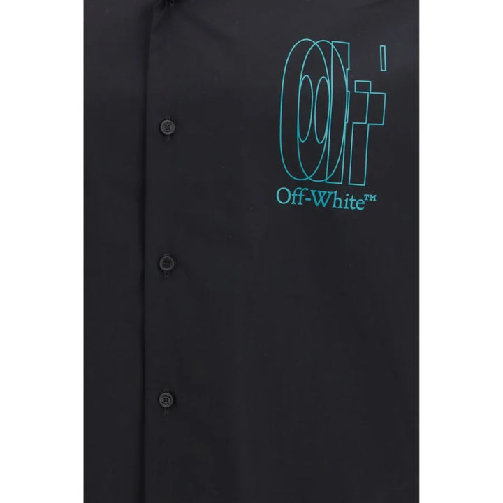 Off-White Black Cotton Shortsleeve Shirt