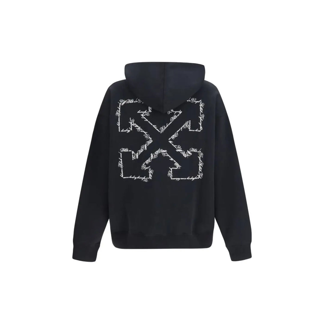Off-white Black Cotton Sweatshirt