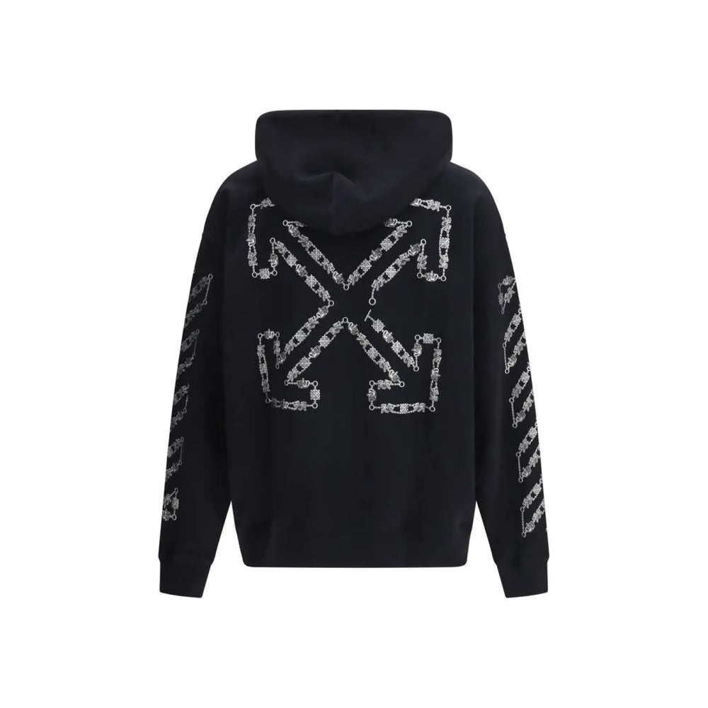Off-white Black Cotton Sweatshirt