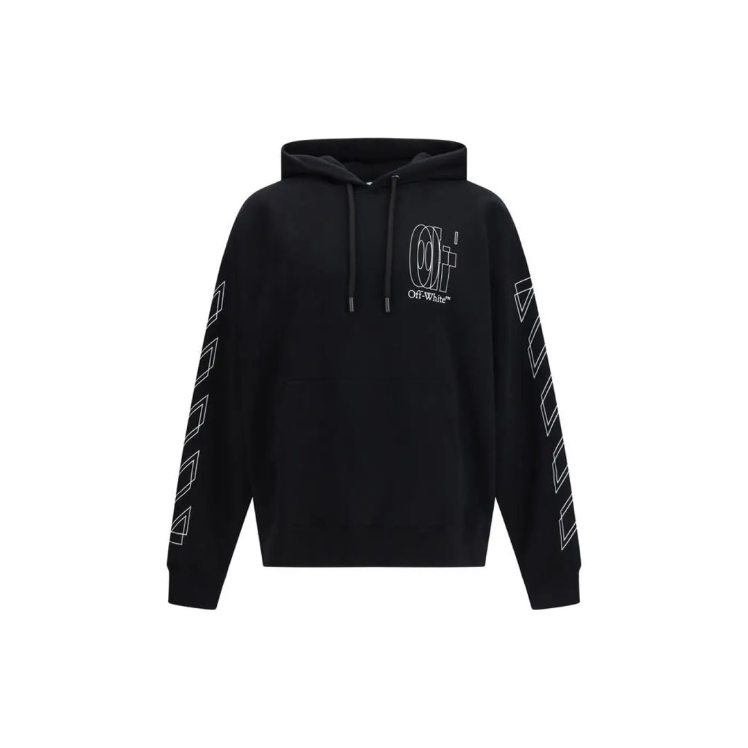 Off-white Black Cotton Sweatshirt