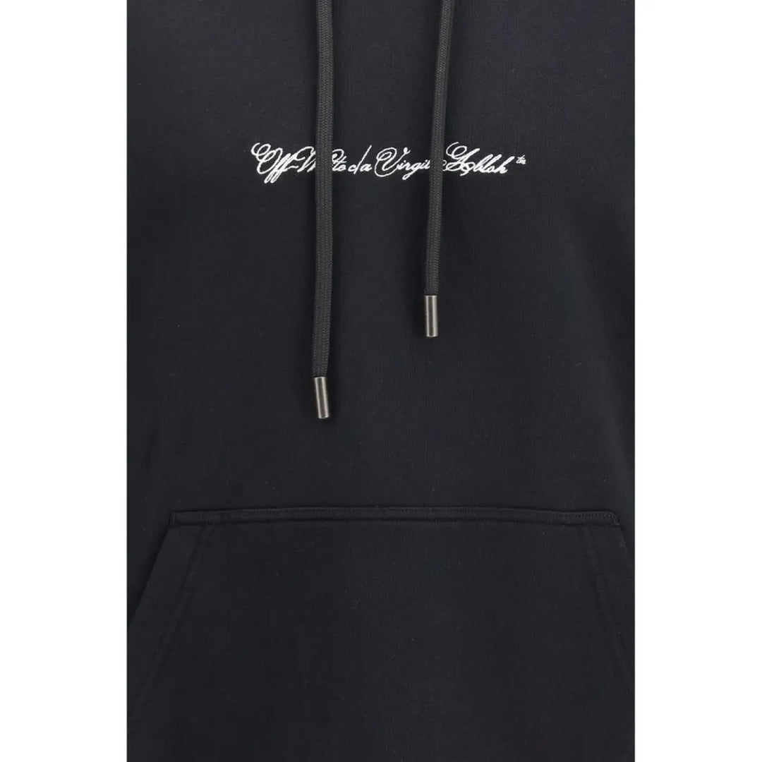Off-white Black Cotton Sweatshirt