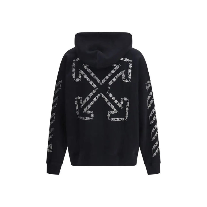 Off-white Black Cotton Sweatshirt