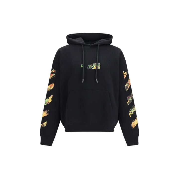 Off-white Black Cotton Sweatshirt