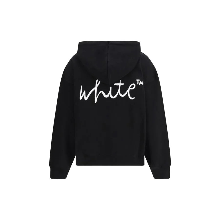 Off-White Black Cotton Sweatshirt