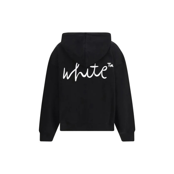 Off-White Black Cotton Sweatshirt