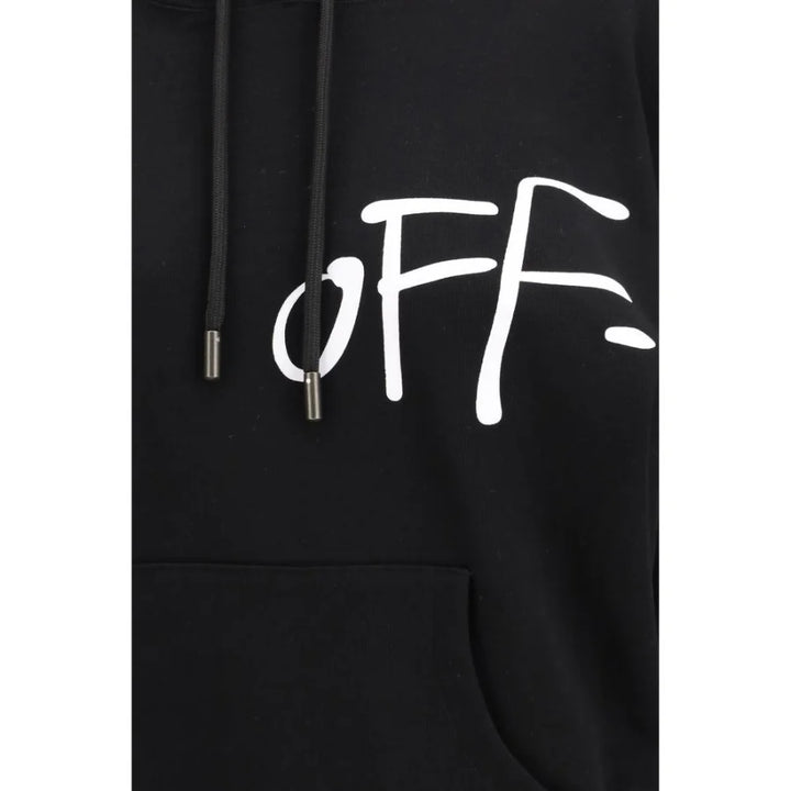 Off-White Black Cotton Sweatshirt